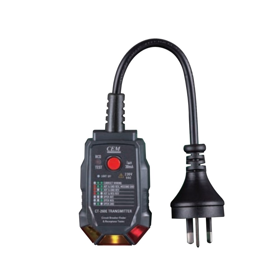 Thiết bị kiểm tra vị trí aptomat tích hợp kiểm tra ổ cắm GFCI CEM CT-260E